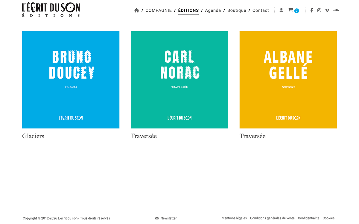 Site L'écrit du son